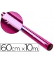 Papel celofan liderpapel rollo rosa 0,60 x 10 m