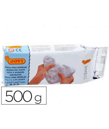 Pasta para modelar jovi 500 gr color blanco