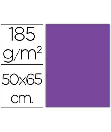 Cartulina guarro violeta 50x65 cm 185 gr