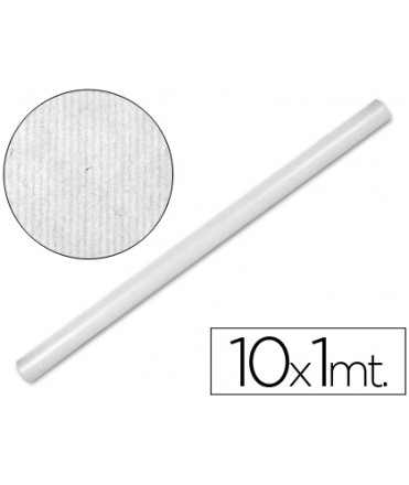 Papel kraft liderpapel blanco rollo 10x1 mt
