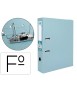 Lever file cabinet liderpapel folio documenta pvc lined with rado lomo 75mm gray metal compressor