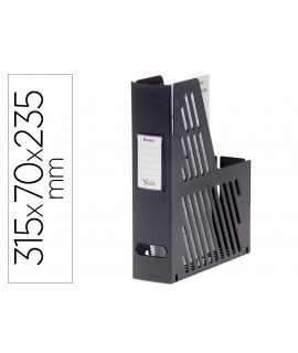 Revistero boxer archivo 2000 cajetin con tarjetero identificador negro 240x75x315 mm