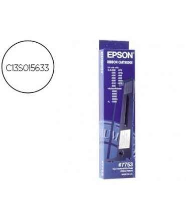 Cinta impresora epson lq-200 300 300c 300+ii 500 550570 570+ 580 800 850 870 1500 negra (7753)