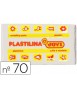 Plastilina jovi 70 blanca unidad tamaño pequeño