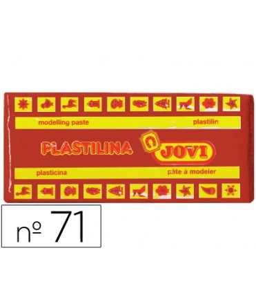 Plastilina jovi 71 marron unidad tamaño mediano