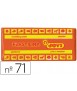 Plastilina jovi 71 naranja unidad tamaño mediano