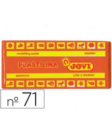 Plastilina jovi 71 naranja unidad tamaño mediano