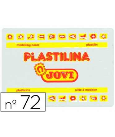 Plastilina jovi 72 blanco unidad tamaño grande