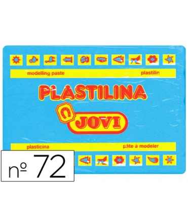 Plastilina jovi 72 azul claro unidad tamaño grande