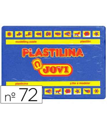 Plastilina jovi 72 azul oscuro unidad tamaño grande