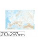 Mapa mudo b/n din a4 europa fisico