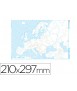 Mapa mudo b/n din a4 europa politico