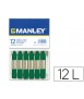 Lapices cera manley unicolor verde esmeralda n.24 caja de 12 unidades