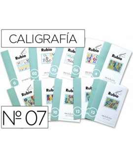 Cuaderno rubio caligrafia nº 07