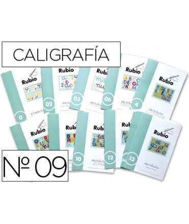 Cuaderno rubio caligrafia nº 09