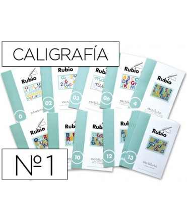 Cuaderno rubio caligrafia nº 1