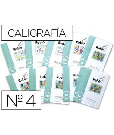 Cuaderno rubio caligrafia nº 4