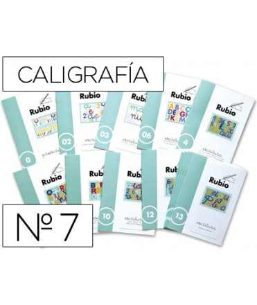 Cuaderno rubio caligrafia nº 7