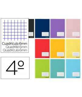 Libreta liderpapel write a5 16 hojas 60g/m2cuadro 6mm con margen