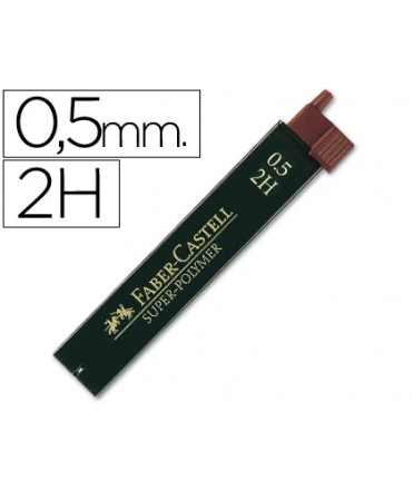 Minas faber grafito 9065 0,5 mm 2h estuche de 12 minas