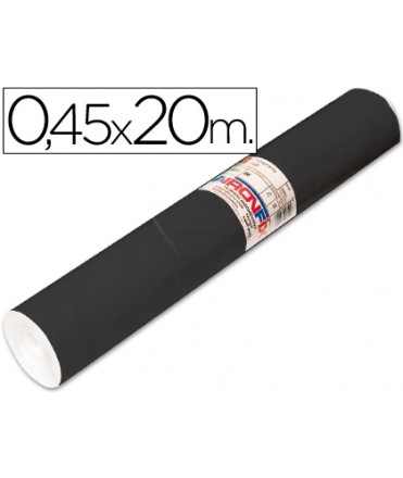 Rollo adhesivo aironfix unicolor negro mate 67004 rollo de 20 mt