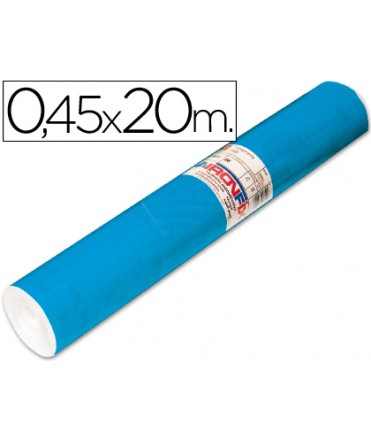 Rollo adhesivo aironfix unicolor azul mate medio 67014 rollo de 20 m