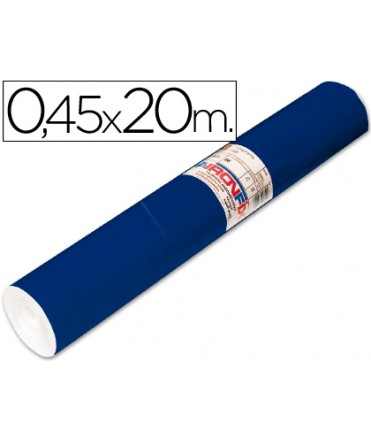 Rollo adhesivo aironfix unicolor azul mate oscuro 67150 rollo de 20 m