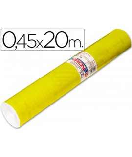 Rollo adhesivo aironfix unicolor amarillo brillo 67007 rollo de 20 m