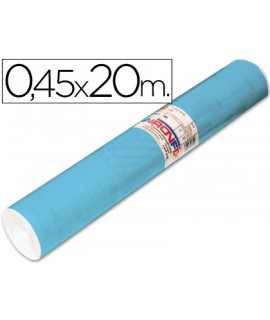 Rollo adhesivo aironfix unicolor azul mate claro 67013 rollo de 20 m