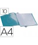 Carpeta liderpapel escaparate 37903 10 fundas polipropileno din a4 verde