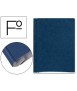 Carpeta proyectos carton compacto gio folio con fuelle e interiores azul