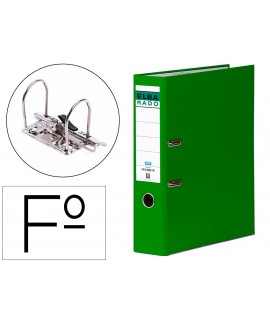 Lever file cabinet elba cardboard lined with green spine folio of 80 mm rado chic