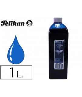 Tinta tampon pelikan azul bote 1 litro