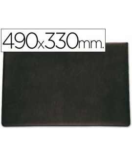 Vade sobremesa saro lujo 710 negro 490x330 mm