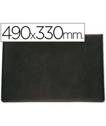 Vade sobremesa saro lujo 710 negro 490x330 mm