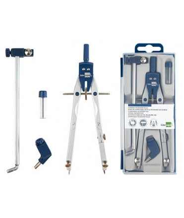Compas liderpapel micrometrico bk-304 con adaptador y alargadera