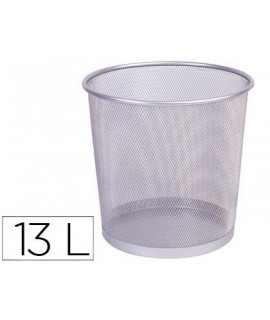 Metal bin q-connect silver grid 265x285 mm