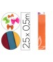 Papel crespon liderpapel 50 cm x 2.5m 34g/m2 naranja claro