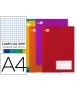 Libreta liderpapel smart a4 32 hojas 60g/m2 cuadro 4mm con margen