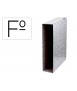 File box liderpapel classic red folio grey
