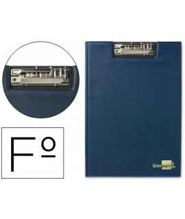 Folder liderpapel miniclip top blue plastic foil
