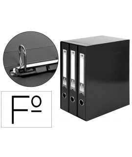 Module liderpapel 3 binders folio 2 mixed rings 40mm black