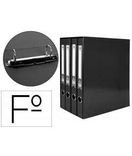 Module liderpapel 4 filing cabinets folio 2 mixed rings 25mm black