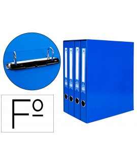 Module liderpapel 4 filing cabinets folio 2 mixed rings 25mm blue
