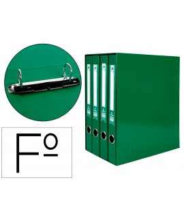 Module liderpapel 4 filing cabinets folio 2 mixed rings 25mm green
