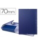 Carpeta proyectos liderpapel folio lomo 70mm carton forrado azul