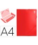 Folder liderpapel document holder polypropylene DIN a4 red spine 50 mm