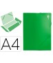 Carpeta liderpapel portadocumentos 36903 polipropileno dina4 verde lomo 50 mm