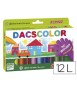 Lapices cera dacscolor caja de 12 unidades colores surtidos