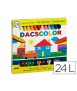 Lapices cera dacscolor caja de 24 unidades colores surtidos